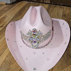 Pink Rhinestone Cowboy Hat